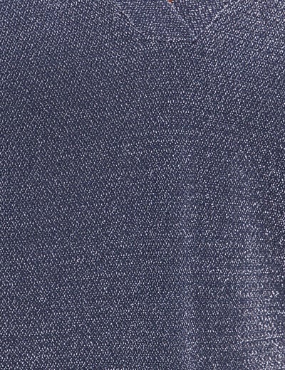 T-shirt manches courtes bleu marine femme