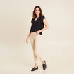 T-shirt manches courtes noir femme