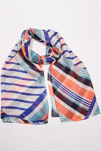 Foulard multicolore femme