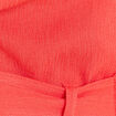 Combinaison fluide boutonn&eacute;e rouge corail femme