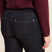 Jean bootcut taille standard denim brut femme