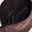 Sac banane r&eacute;versible noir femme