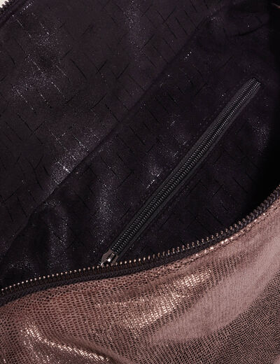 Sac banane réversible noir femme