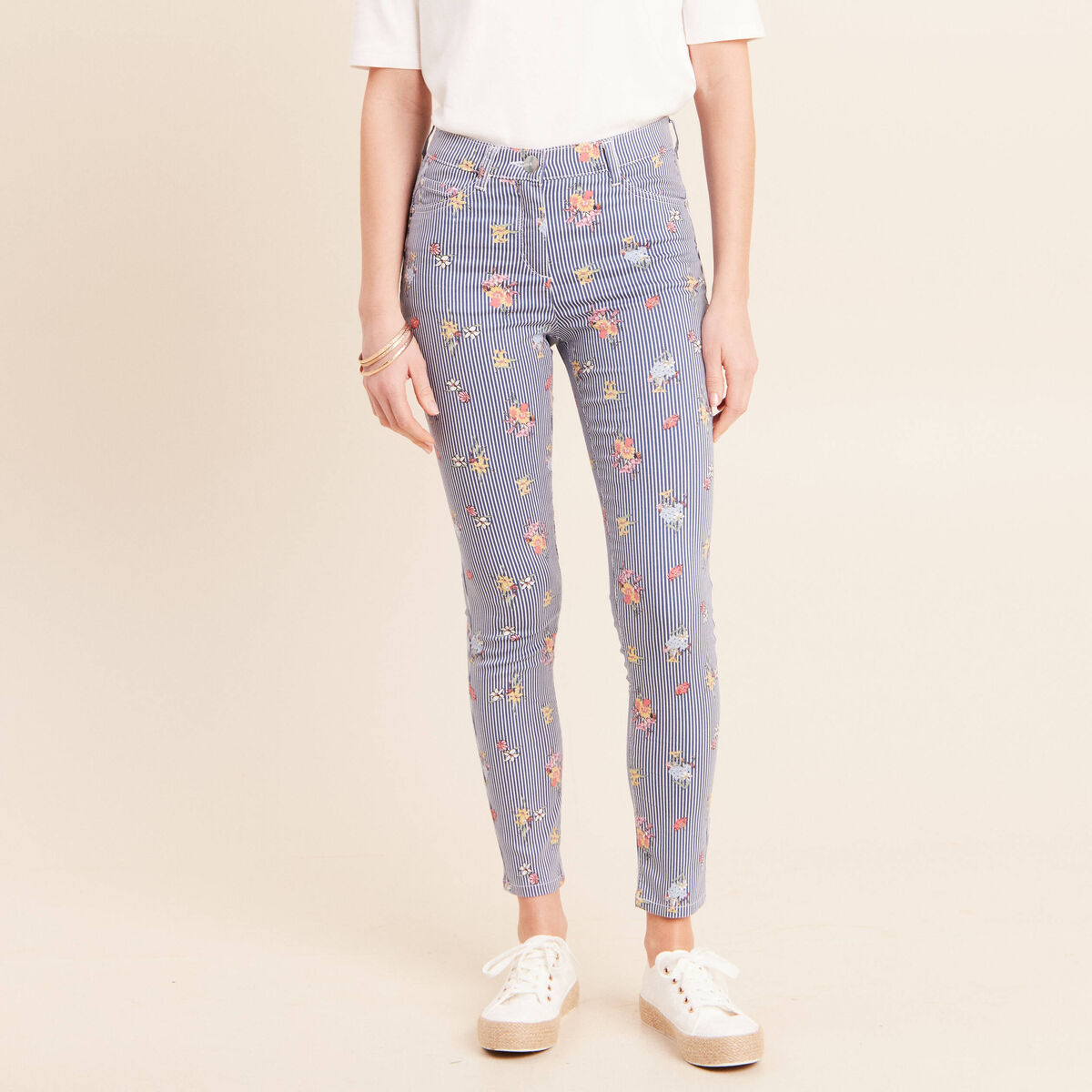 Pantalon magique Le L&eacute;ger coupe ajust&eacute;e bleu femme