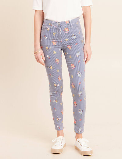 Pantalon magique Le L&eacute;ger coupe ajust&eacute;e bleu femme
