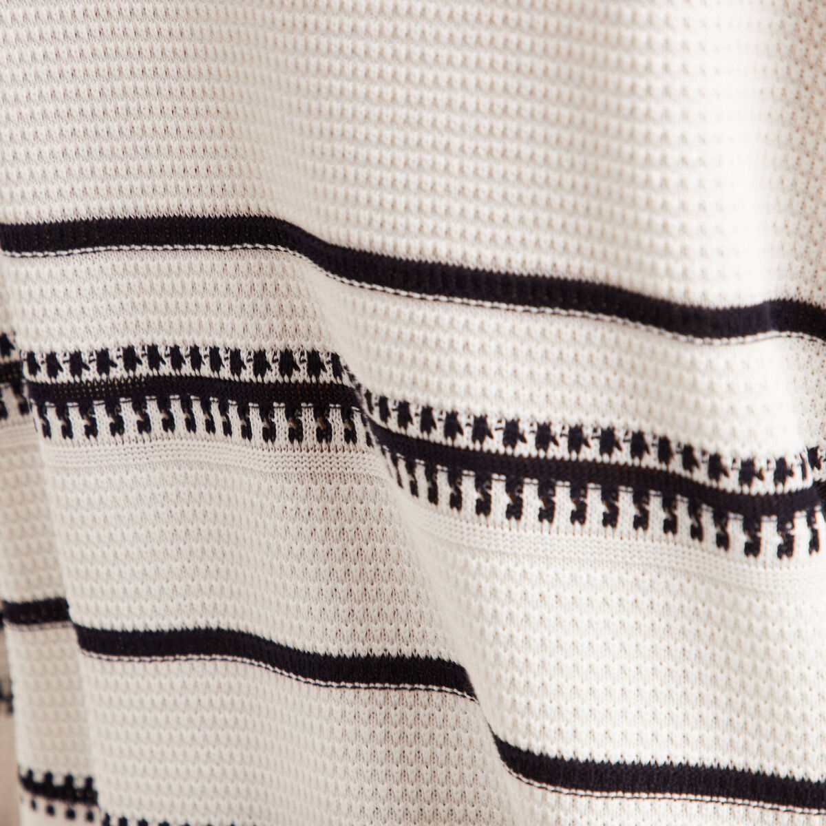Pull manches longues blanc femme