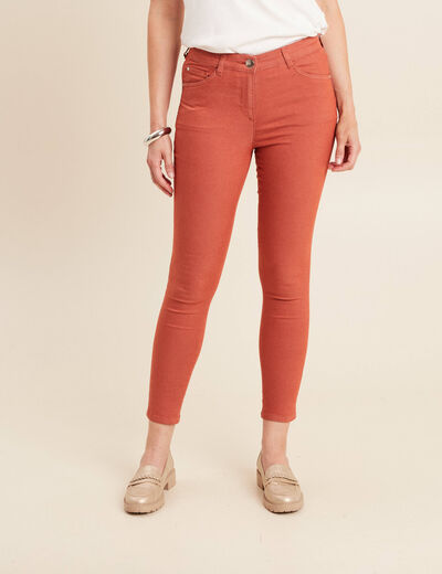 Pantalon magique Le L&eacute;ger coupe ajust&eacute;e vieux rose femme