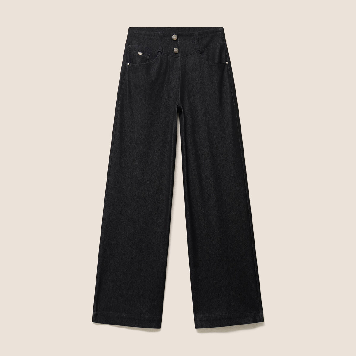 Pantalon Magique L'Enfilable denim noir femme