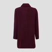 Manteau &eacute;vas&eacute; boutonn&eacute; noir femme