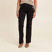 Pantalon bootcut à pont noir femme