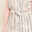 Robe droite courte manches tr&egrave;s courtes noir femme