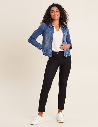 T-shirt manches courtes ecru femme