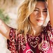 T-shirt manches courtes rose fushia femme