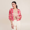 Kimono imprim&eacute; rose fushia femme