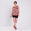 Blouse sans manches rose clair femme