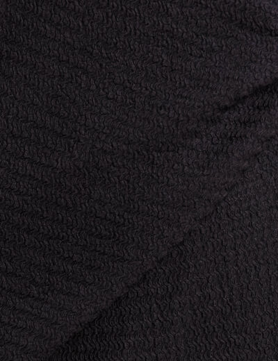 Robe midi moulante noir femme