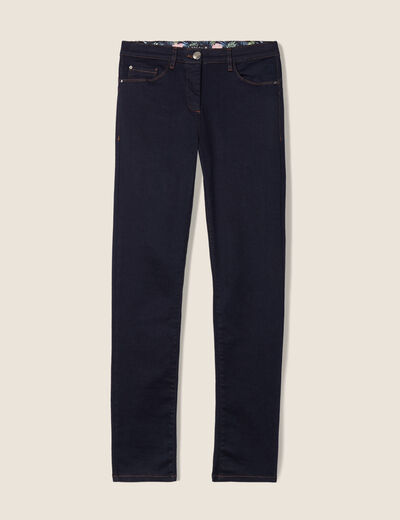 Jean magique L'Unique coupe ajust&eacute;e denim brut femme
