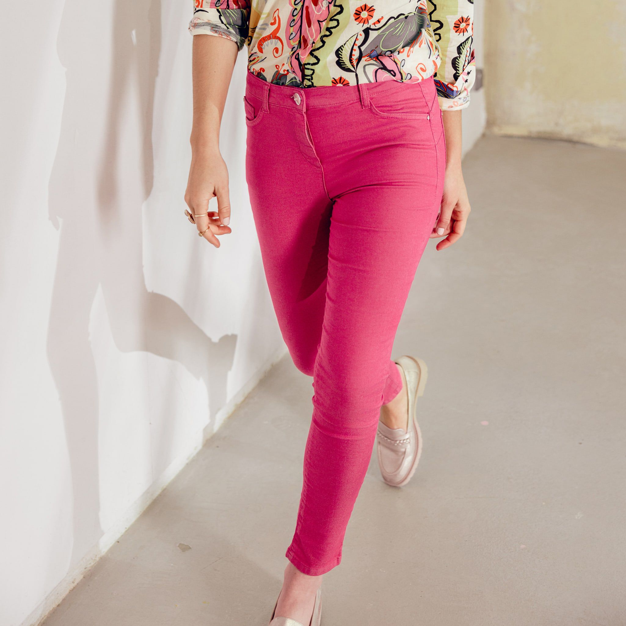 Pantalon femme rose outlet
