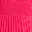 Robe longue &eacute;vas&eacute;e &agrave; volants rose fushia femme
