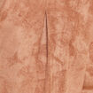 Pantalon su&eacute;dine large &agrave; pinces marron clair femme