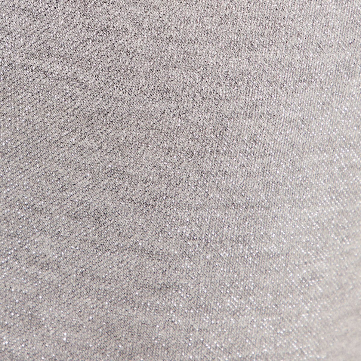 Pantalon large paillettes gris argent femme