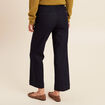Jean large taille haute &agrave; paillettes denim brut femme
