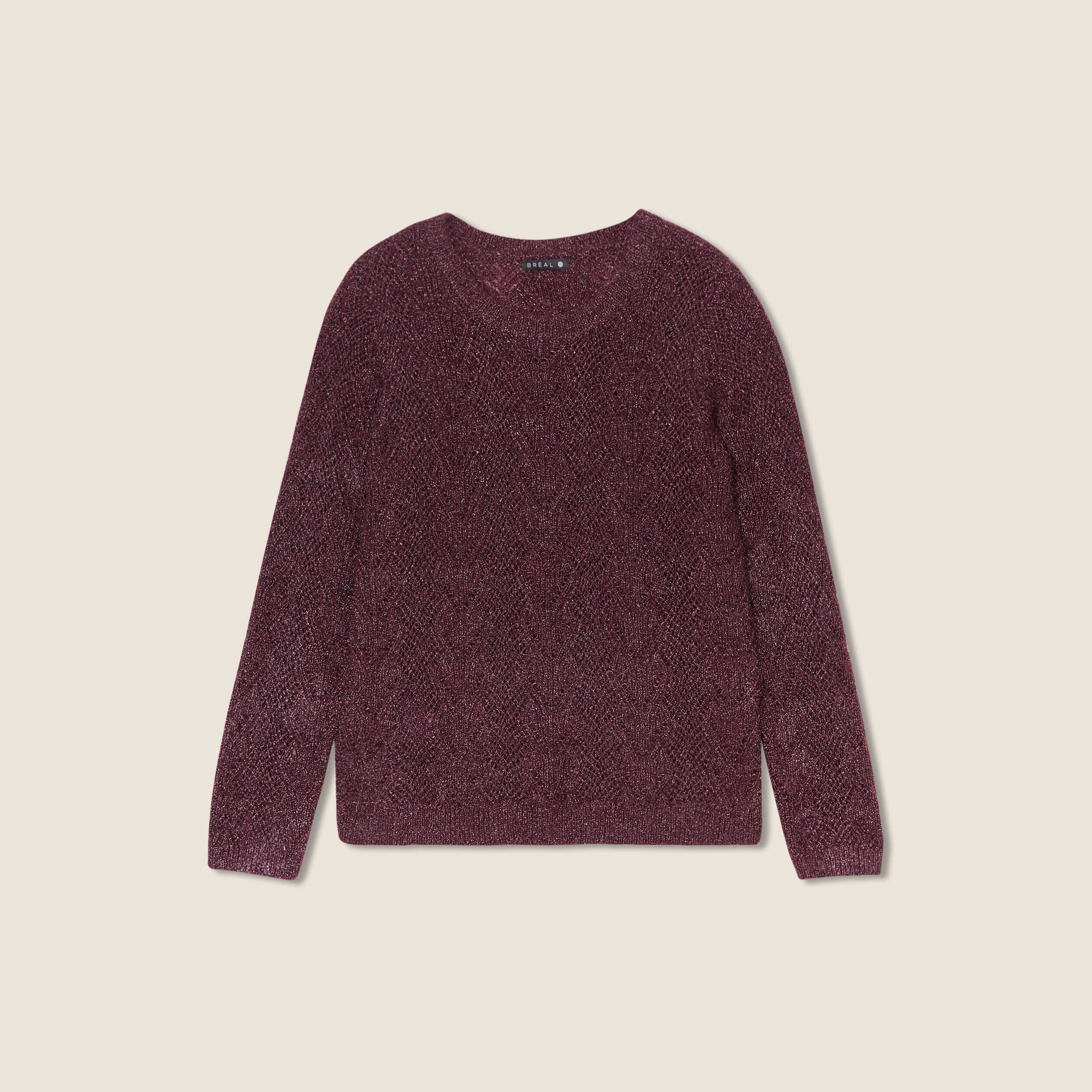 Pull Doux Bordeaux Patrice Breal Taille M - Neuf Sans étiquettes, Jamais Porté