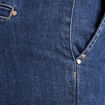 Jean large ceinturé denim stone femme