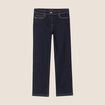 Jean droit 7/8ème denim brut femme