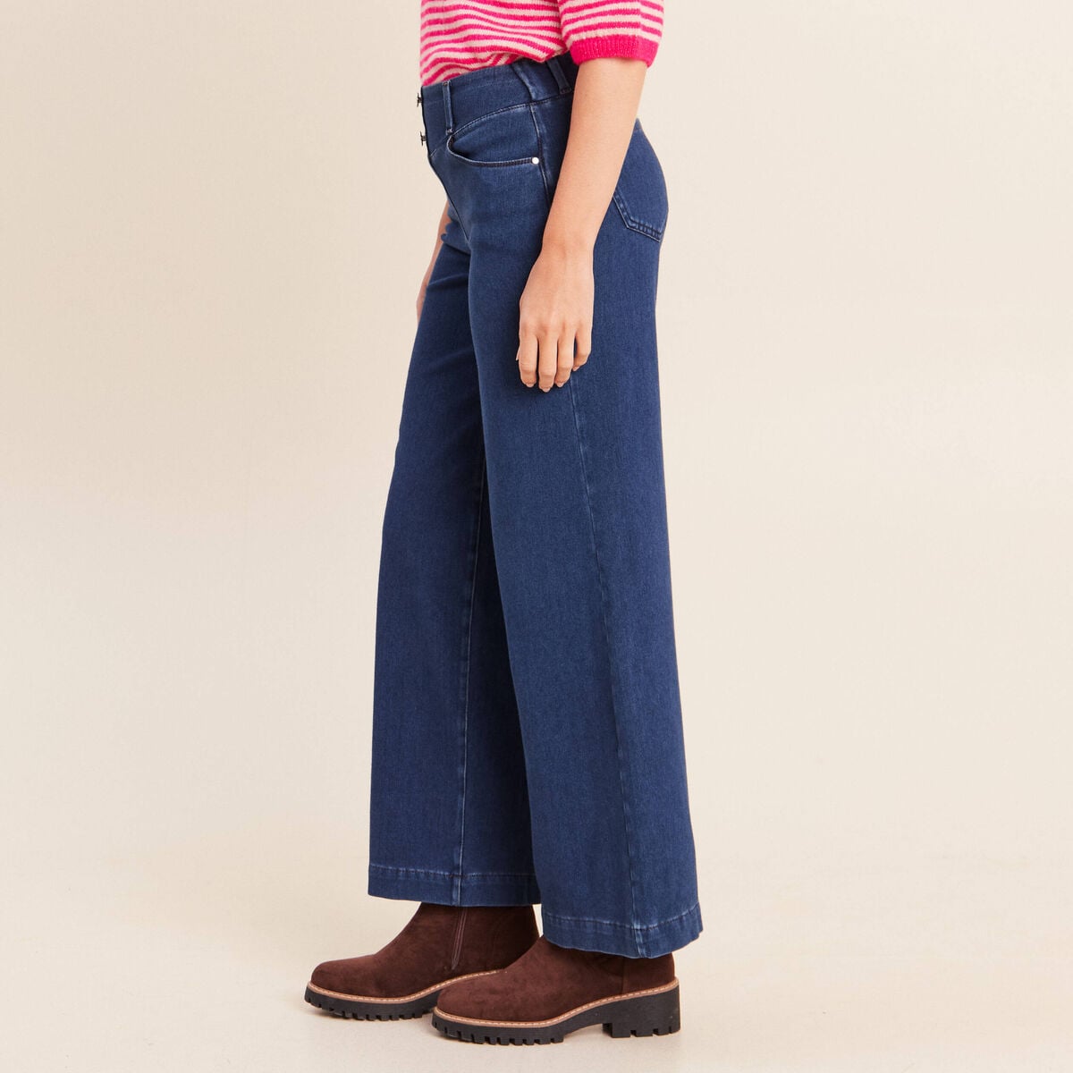 Pantalon Magique L'Enfilable denim stone femme