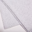Écharpe à franges gris clair femme
