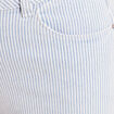 Jean coupe large 7/8&egrave;me bleu femme