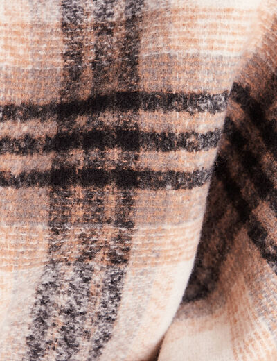 Poncho bordeaux femme