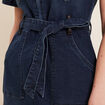 Robe ajustée en jean denim brut femme