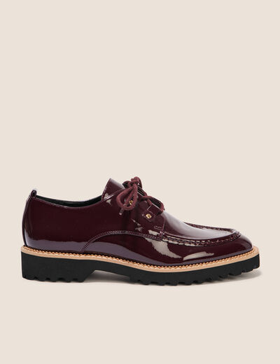 Derby bordeaux femme