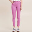 Pantalon léger taille standard 7/8ème mauve femme
