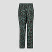 Pantalon flou vert pastel femme