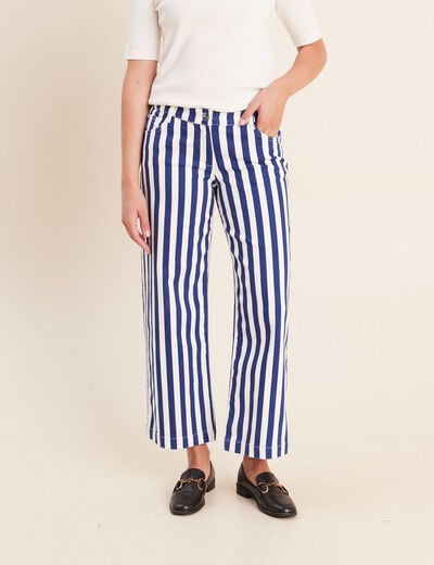 Pantalon bleu femme
