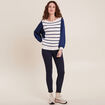 Pantalon magique Le L&eacute;ger coupe ajust&eacute;e bleu marine femme