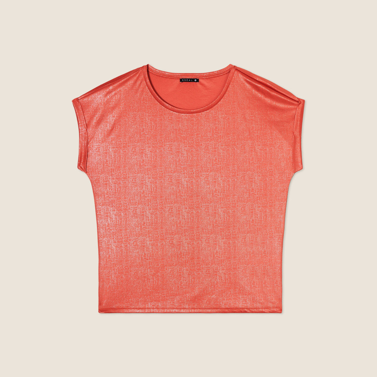 T-shirt manches courtes vieux rose femme