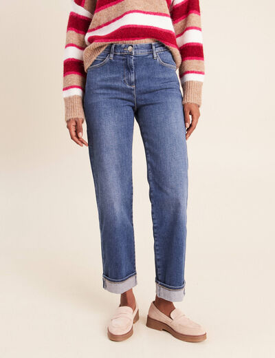 Pantalon magique l'unique denim double stone femme