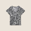 T-shirt manches courtes noir femme