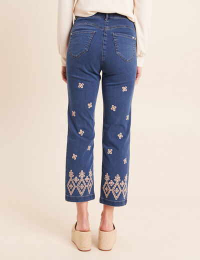 Pantalon magique Le L&eacute;ger coupe droite bleu femme