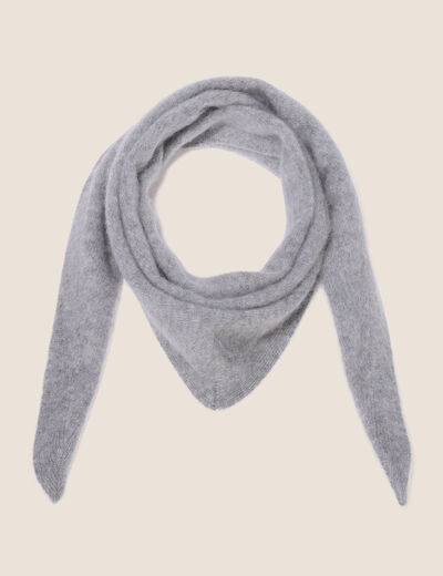&Eacute;charpe gris clair femme