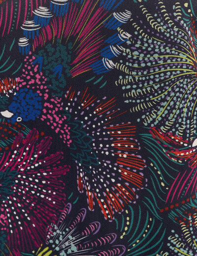 T-shirt manches longues multicolore femme