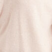 T-shirt effet 2 en 1 col chemise creme femme