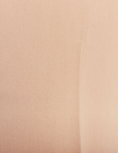 Pantalon large fluide à pinces sable femme