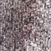 Veste zippée sequins gris argent femme