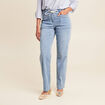 Pantalon jogpant 7/8ème en coton denim double stone femme
