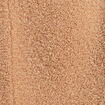 Manteau droit effet mouton beige femme